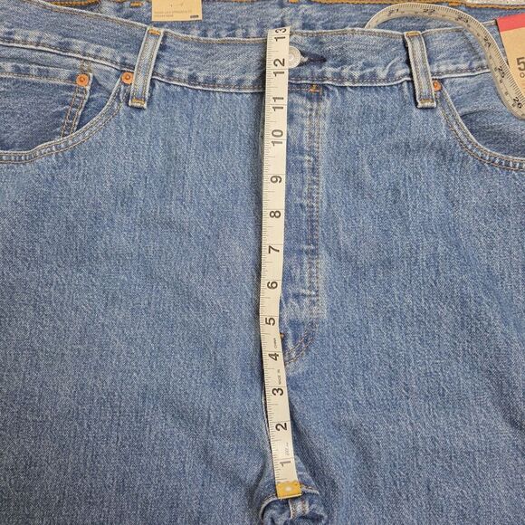 NWT Levi's 501 Jeans Original Button Fly Straight Leg Lt-Med 40X30 - Picture 6 of 16